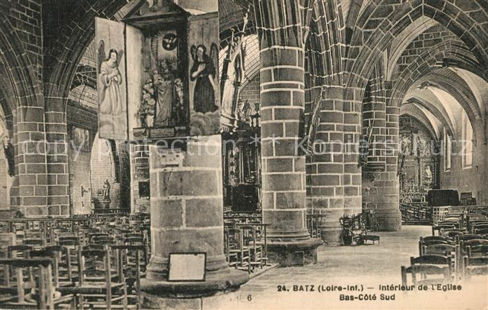 Batz-sur-Mer Intérieur de l'Eglise