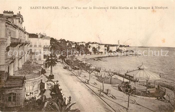 Saint-Raphael Var Vue sur le Boulevard Félix Martin et Ki