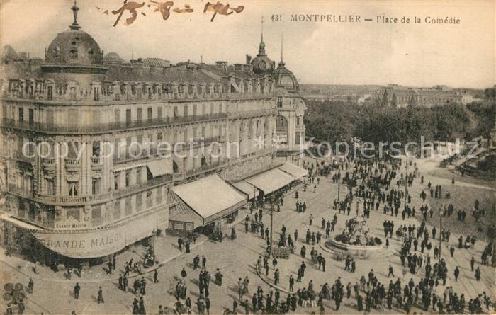 Montpellier Herault Place de la Comédie