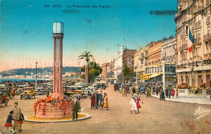 Nice Alpes Maritimes Promenade des Anglais Côte d_Azur