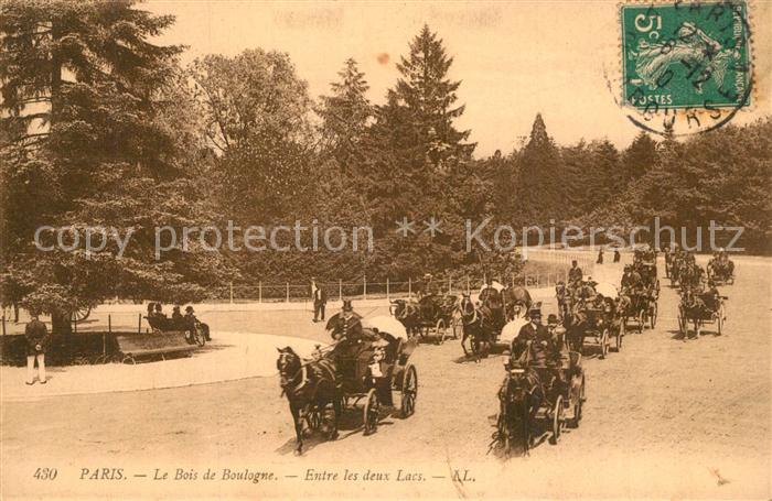 Paris Bois de Boulogne Entre les deux Lacs