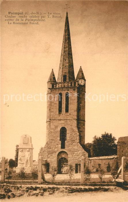 Paimpol Vieux Clocher Monument Botrel