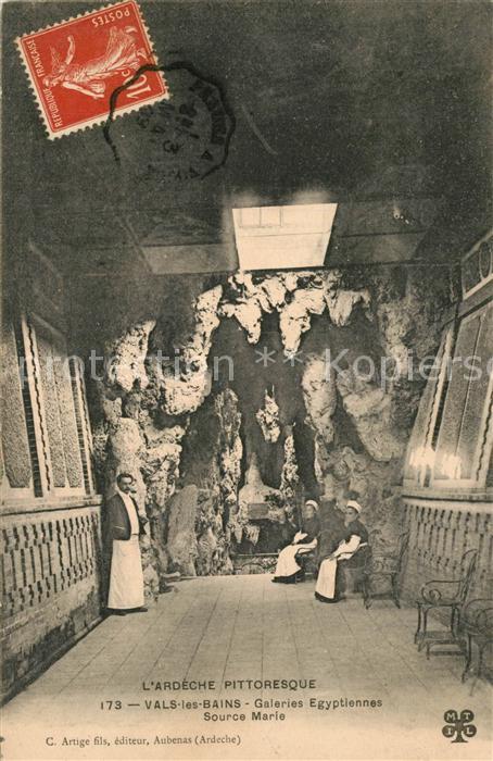 Vals-les-Bains Galeries Egyptiennes Source Marie