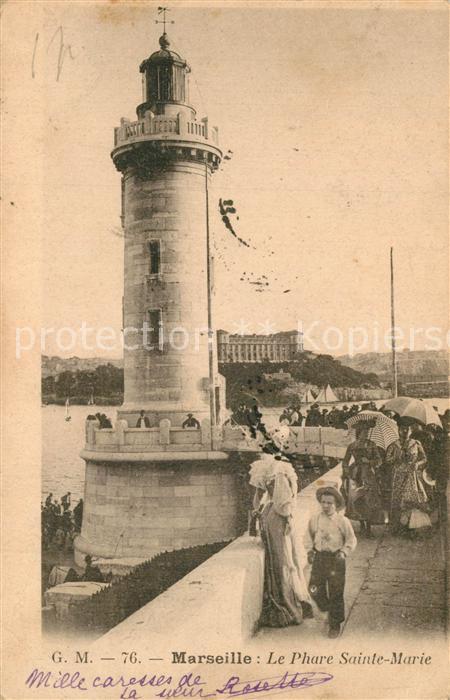 Marseille Bouches-du-Rhone Le Phare Sainte Marie