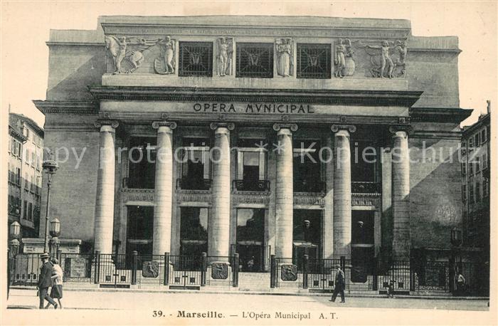 Marseille Bouches-du-Rhone Opéra Municipal