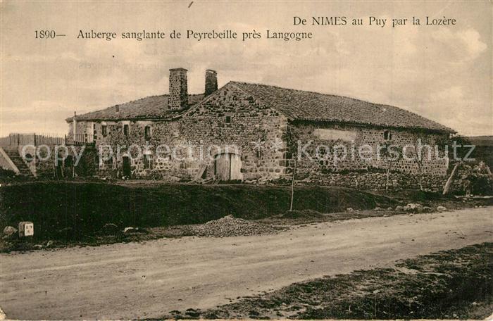 Langogne Auberge sanglante de Peyrebeille