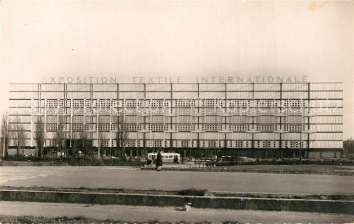 Lille Nord Facade du Grand Palais Exposition Textile Internationale