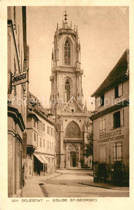 Selestat Bas Rhin Elsass Eglise Saint Georges