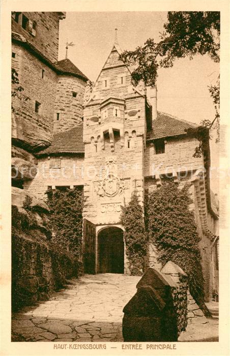 Haut-Koenigsbourg Hohkoenigsburg Entrée principale