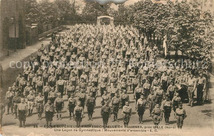 Fournes-en-Weppes Ecole Superieure Professionelle Lecon de Gymnastique