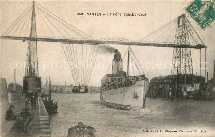 Nantes Loire Atlantique Pont Transbordeur Vapeur