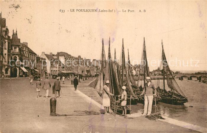 Le Pouliguen Le Port Bateaux