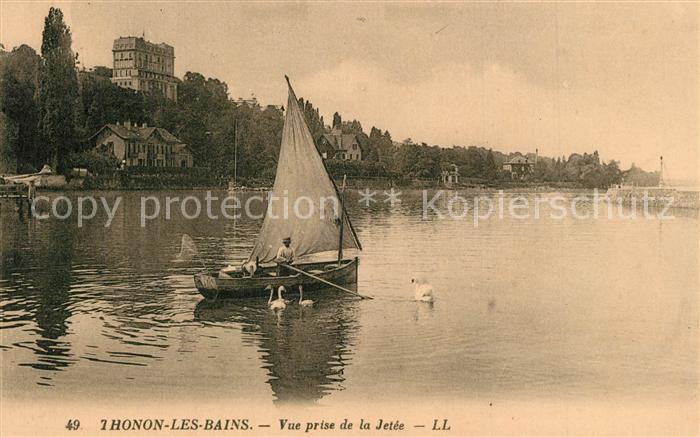Thonon-les-Bains Vue prise de la Jetée