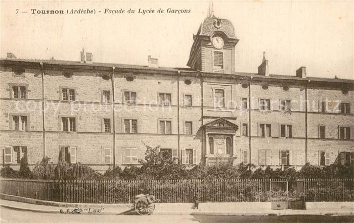 Tournon Facade du Lycée de Garcons