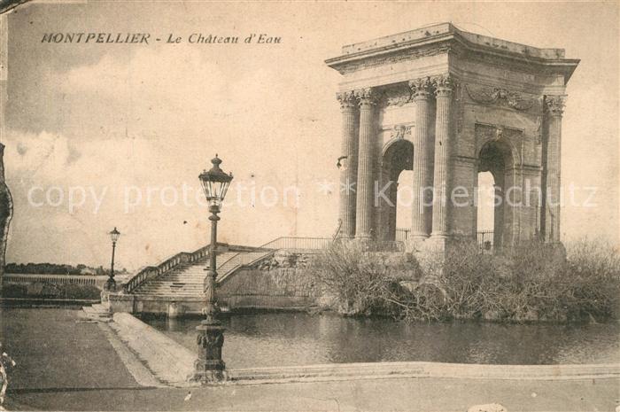 Montpellier Herault Chateau d eau