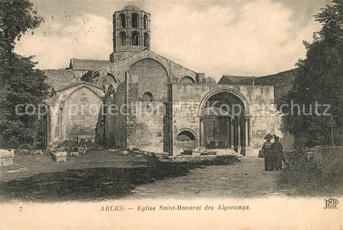 Arles Bouches-du-Rhone Eglise Saint Honorat des Alyscamps
