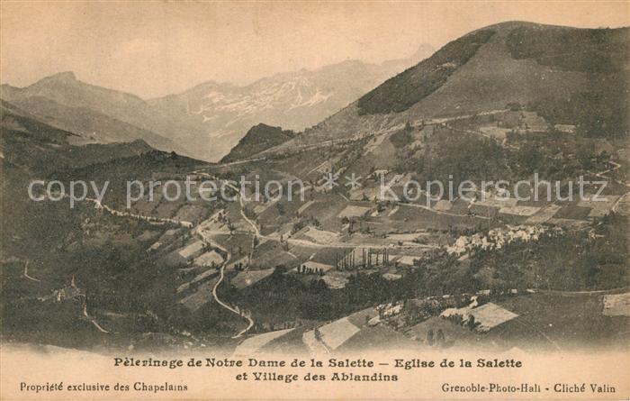 Notre Dame de la Salette Pèlerinage Eglise de la Salette et Vill
