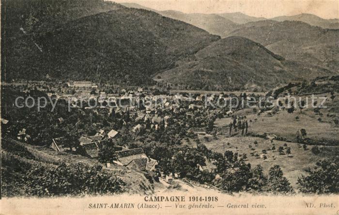 Saint-Amarin Haut Rhin Alsace Vue Generale