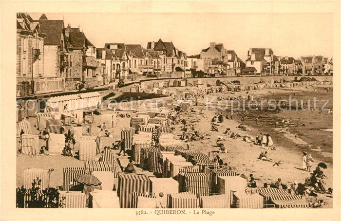 Quiberon Morbihan La plage