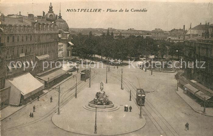 Montpellier Herault Place de la Comédie