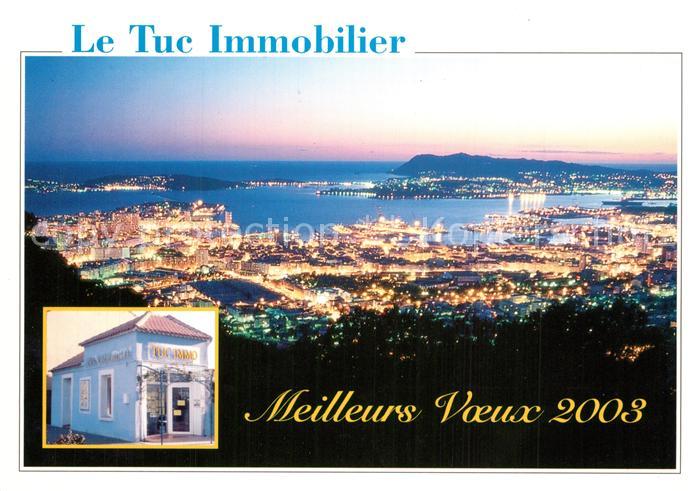 Saint-Mandrier-sur-Mer Le Tuc Immobilier Panorama la nuit