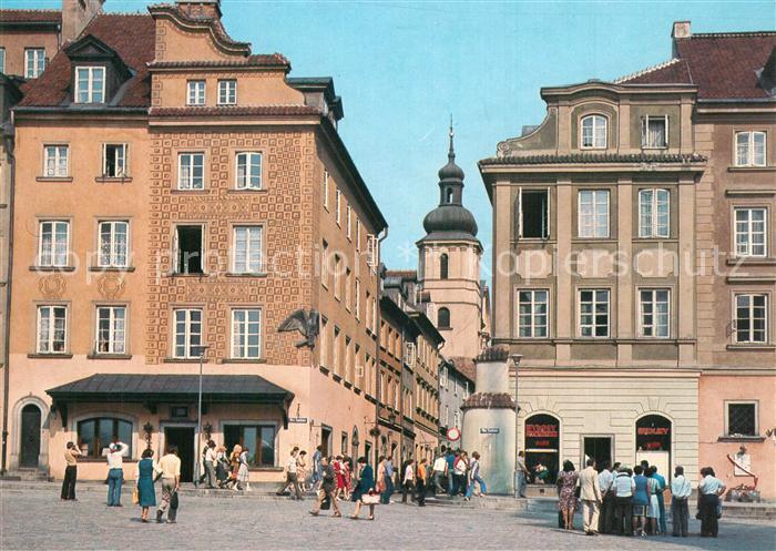 Warszawa Schlossplatz Glockenturm St Martinskirche