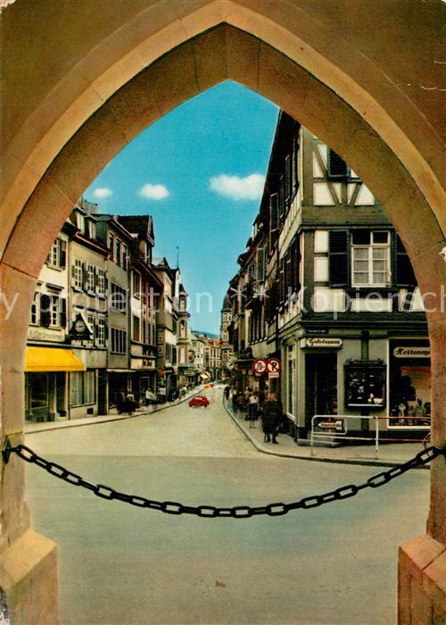 Lahr Baden Blick in die Marktstrasse