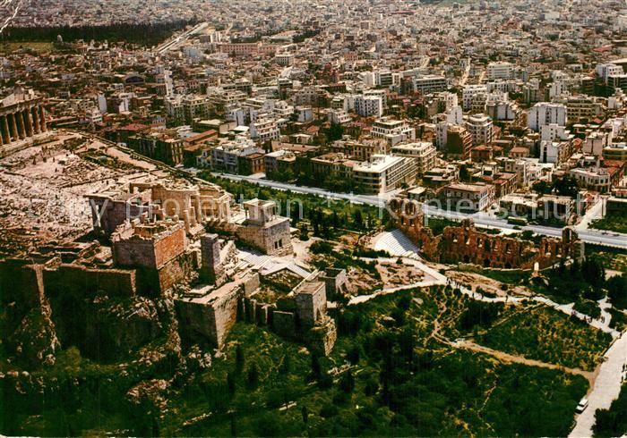 Athen Griechenland Akropolis Fliegeraufnahme