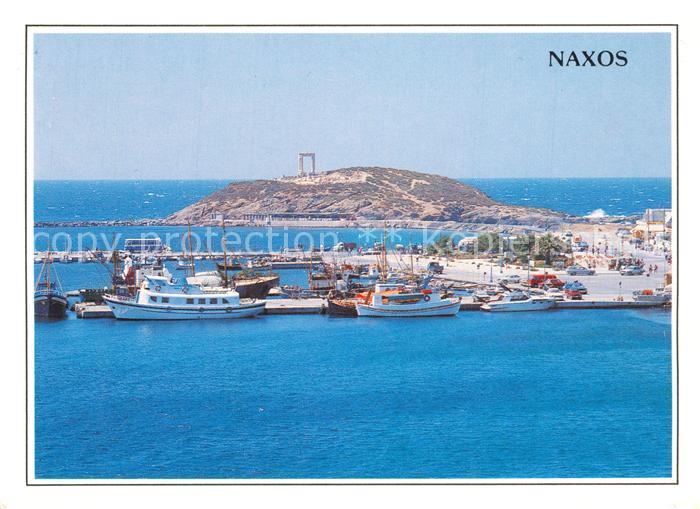 Naxos Panorama Kueste Hafen