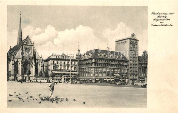 LEIPZIG Sachsen Augustusplatz Reichsmessestadt