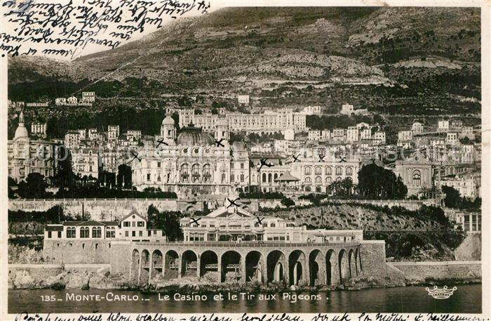Monte-Carlo Casino et le Tir aux Pigeons