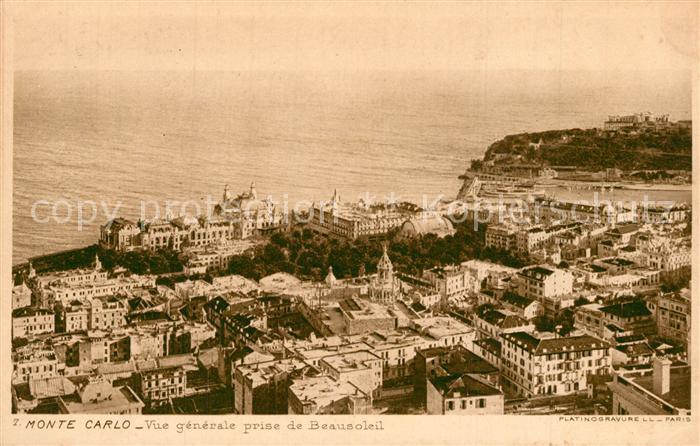 Monte-Carlo Fliegeraufnahme