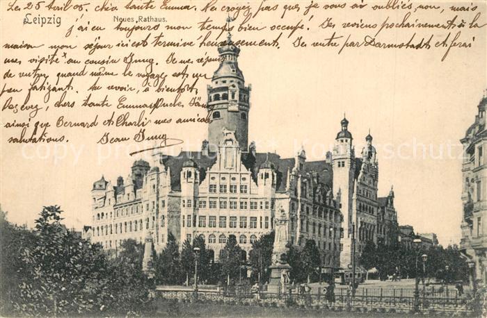 LEIPZIG Sachsen Rathaus