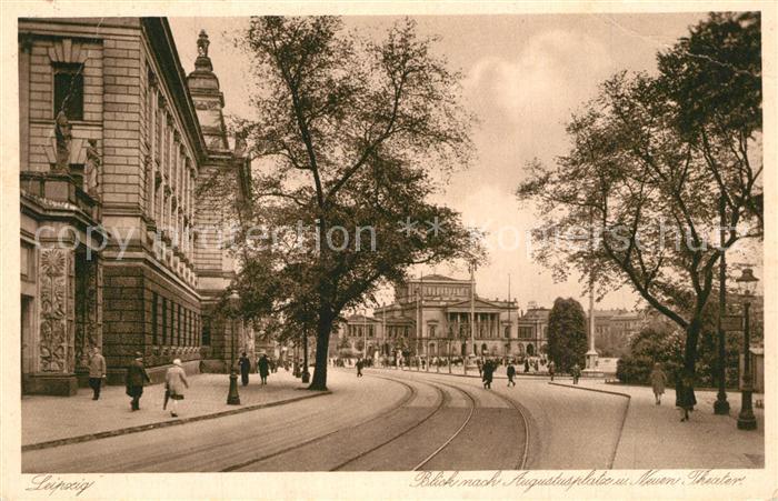 LEIPZIG Sachsen Augustusplatz Theater