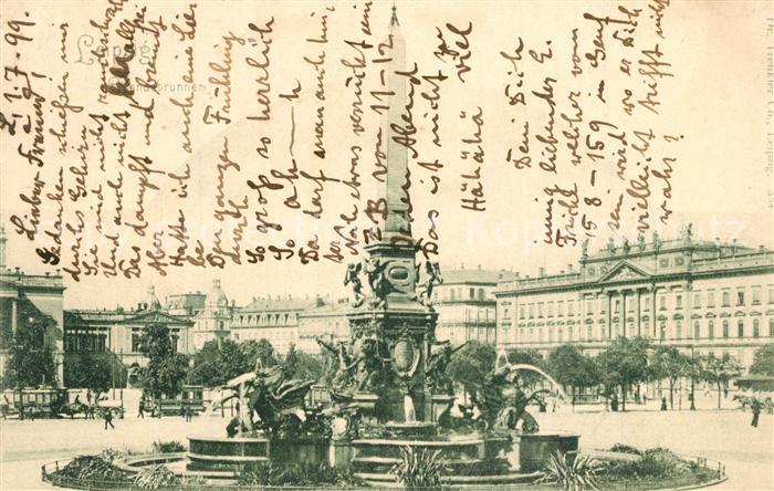 LEIPZIG Sachsen Brunnen