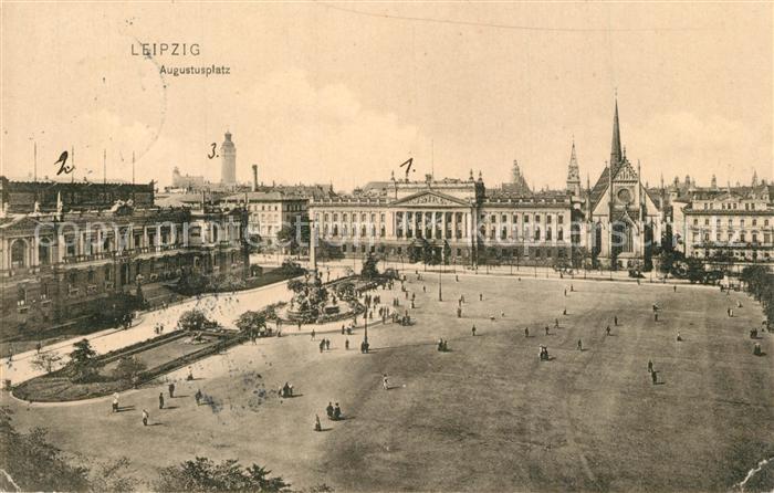 LEIPZIG Sachsen Augustusplatz