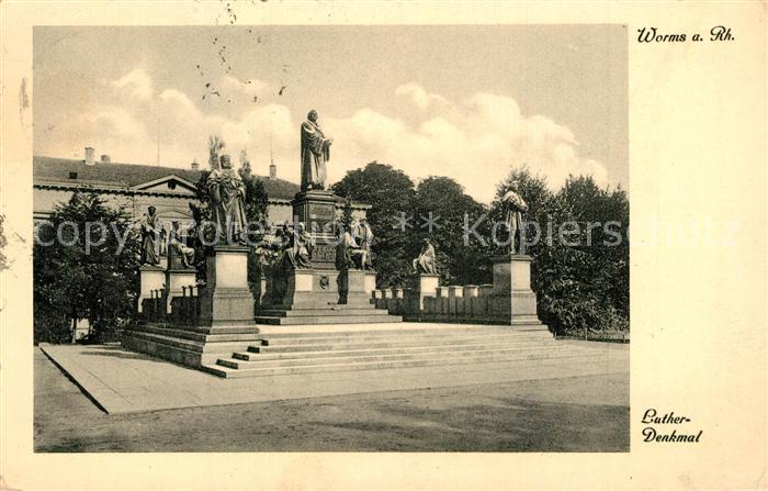 Worms Rhein Lutherdenkmal
