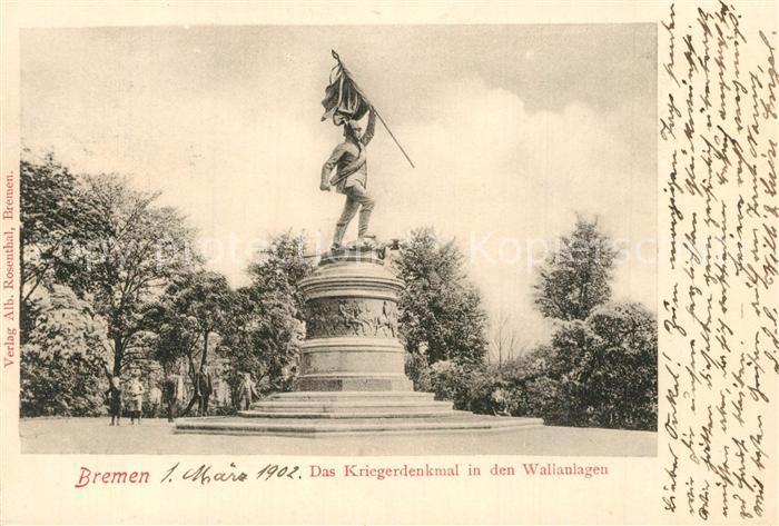 Bremen Kriegerdenkmal in den Wallanlagen