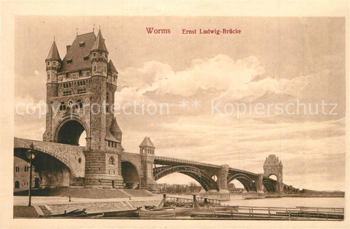 Worms Rhein Ernst-Ludwig-Br?cke