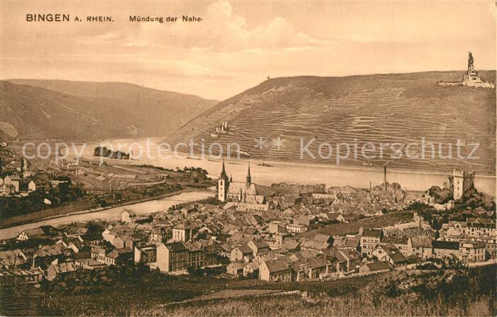 Bingen Rhein mit Nahem?ndung