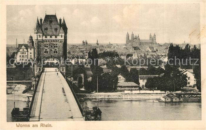 Worms Rhein Rheinbr?cke
