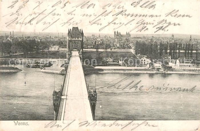 Worms Rhein Rheinbr?cke