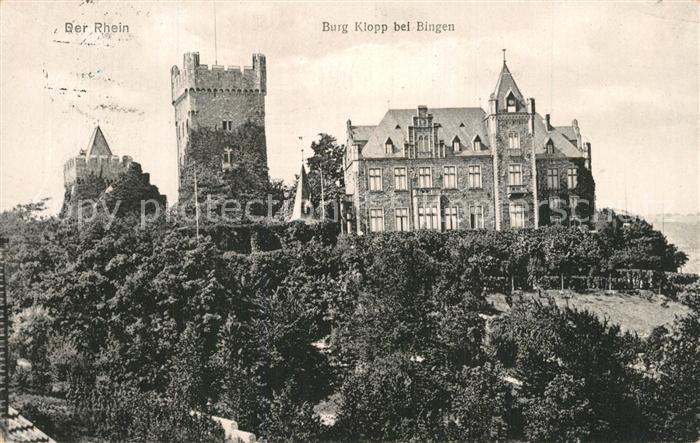 Bingen Rhein Burg Klopp