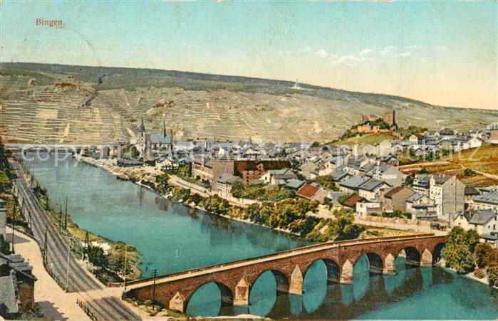 Bingen Rhein Br?ckenpartie