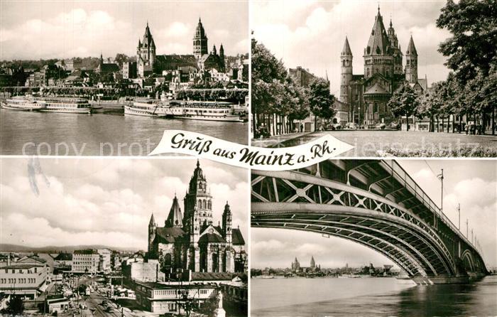 Mainz Rhein Kirchen Br?cke