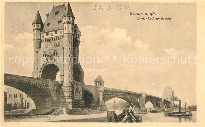 Worms Rhein Ernst-Ludwig-Br?cke