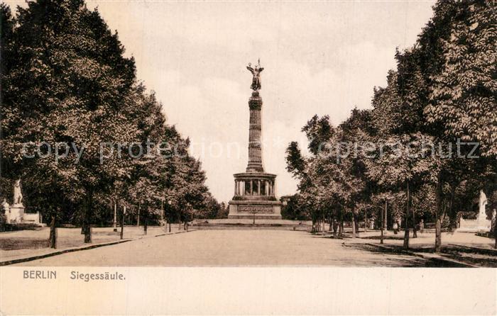 Berlin Siegessaeule Tiergarten