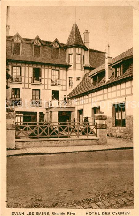 Evian-les-Bains Haute Savoie Grande Rive Hotel des Cygnes