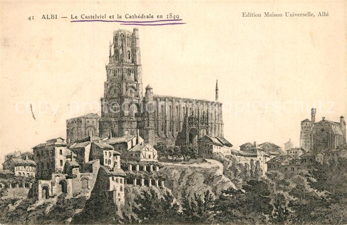 Albi Tarn Kathedrale von 1849