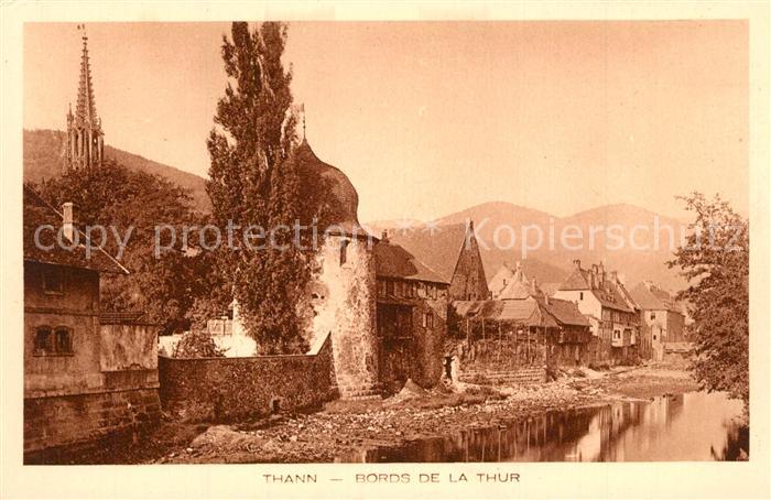 Thann Haut Rhin Elsass Bords de la Thur